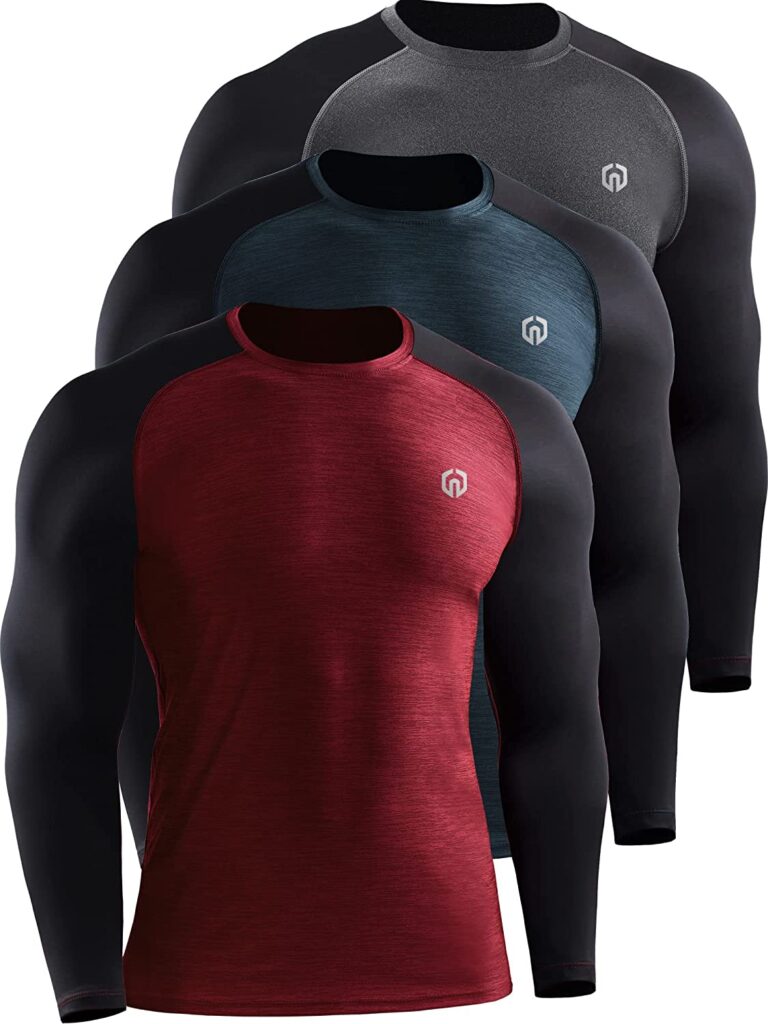 NELEUS Men's Dry Fit Long Sleeve Athletic Running Shirts referringbusinessgroup